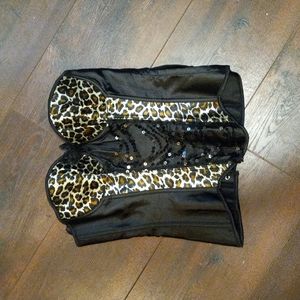 Leopard corset